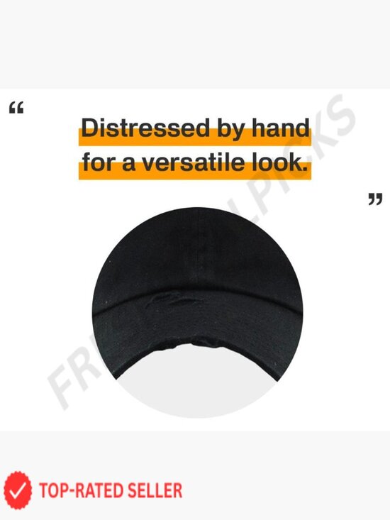 Vintage Washed Distressed Cotton Dad Hat Baseball Cap Adjustable Unisex Style main image 5